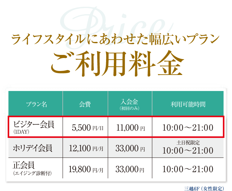 ご利用料金