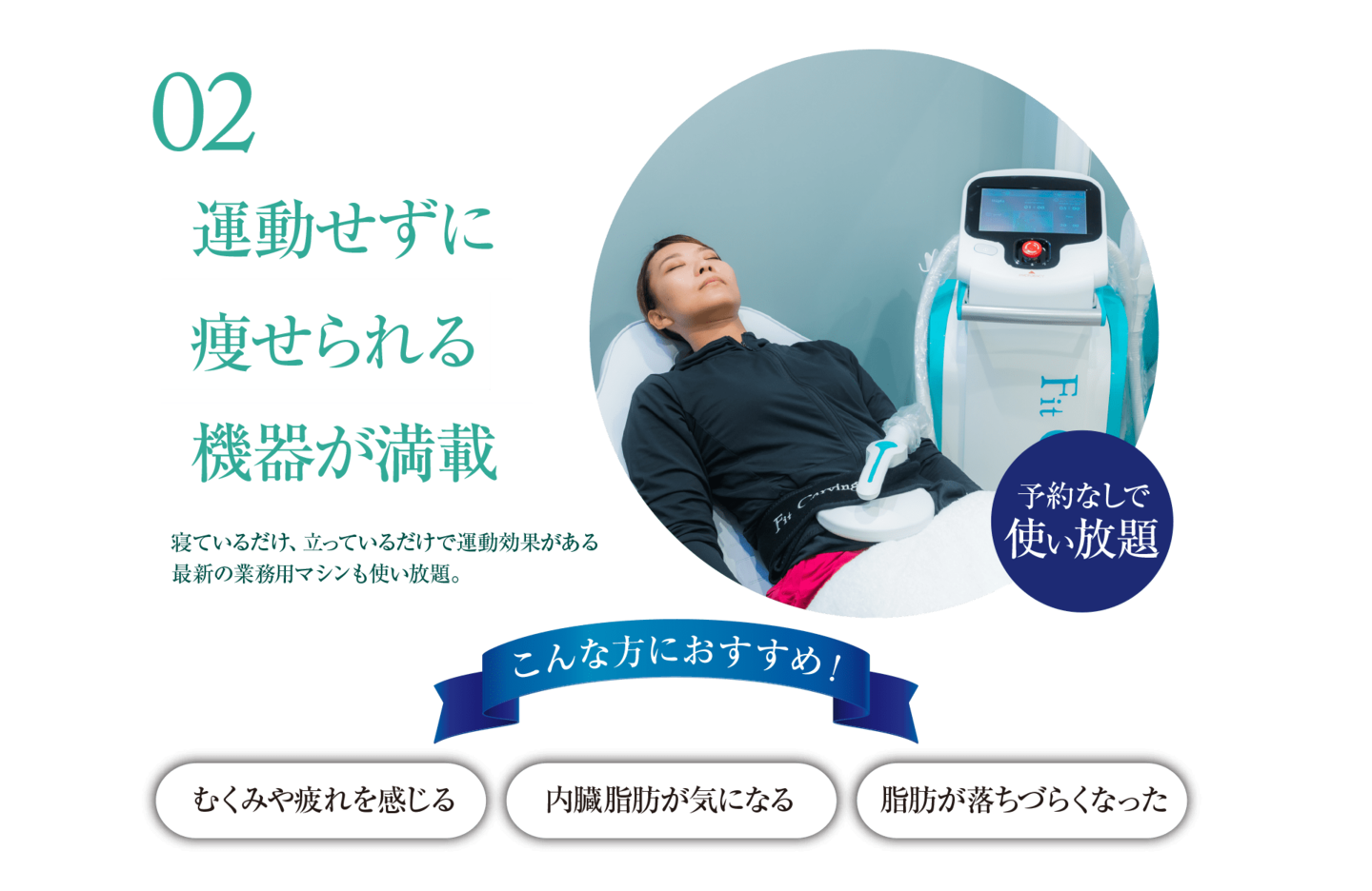 運動せずに痩せられる